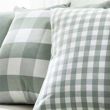 Topfinel Gingham Polyester Pillow Cover Reviews Wayfair